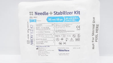Teleflex 9001P Arrow EZ-IO Ndle + Stabilizer Kit 25 mm x 15 ga